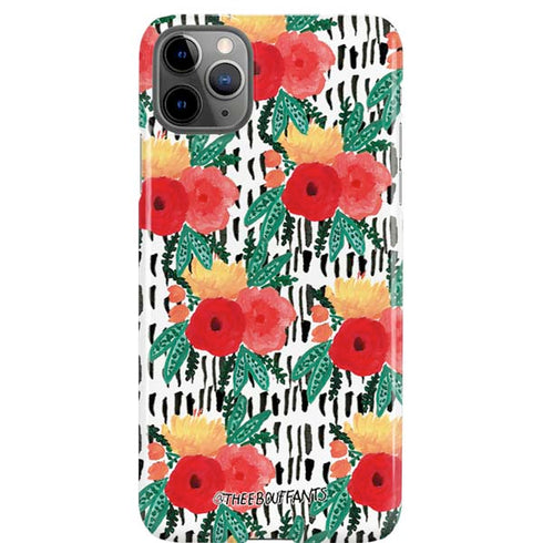 Bouffants and Broken Hearts Bouquets Print 3 iPhone Cases